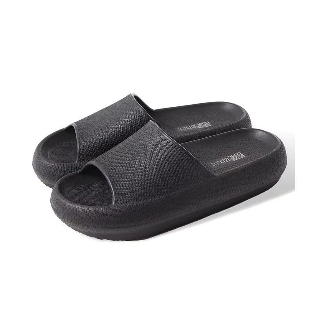 PRE OWNED 32 Degrees Unisex Adults Cushion Slide Sandals Black Size XS $40 KK316